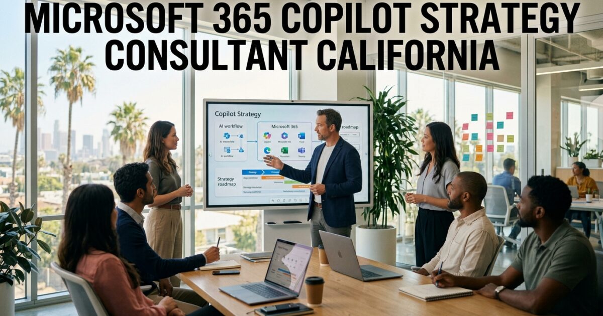 microsoft 365 copilot strategy consultant california